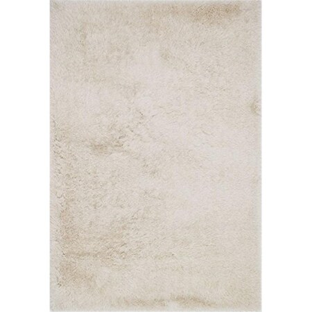 Marshmallow Fluff Loloi Shag Ivory Orian Area Rug 5 Ft. X 7 Ft. 6 In. ORIAOR-01IV005076